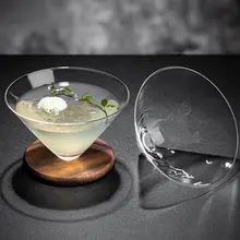 中式 茶酒杯【功夫茶・カクテル用・マルティーニグラス・透過ガラス】