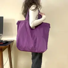 折りたたみ可能なエコバッグ【防水・大容量・ショルダー・買い物用・トラベル収納】