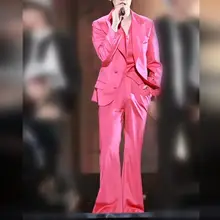 紳士用ベストと喇叭パンツ【男女兼用・ジャズダンス・ストリートダンス衣装】（セットアップ対応）