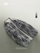 シャツジャケット メンズ 長袖 グラデーション 編み地 ストリート 上品 「LUUD」
