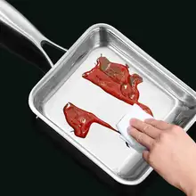 304ステンレス製の日本式卵焼き器【無塗装・長方形デザイン】