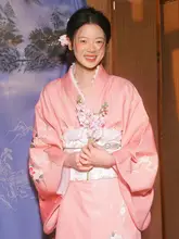 山鳥色 和風改良着物