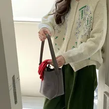 初秋の海棠花刺繍ニットカーディガン【花柄・厚手・韓国風】