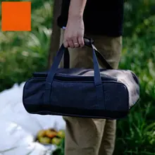 アウトドア用調理器具収納バッグ【カセットコンロ・キャンプ用炊具・ポータブル多機能ピクニック用具】（セットアップ対応）