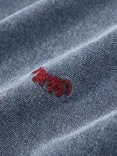 レトロ刺繍入りカウボーイジャケット【カジュアル・春用・中長寸】