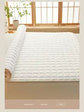原棉水洗棉ベッドマットカバー【滑り止め付き・家庭用・寝室用】