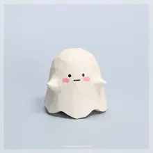 木製 置物 手彫り おばけ 癒やし 解消 デスクトップ インテリア ハロウィン 誕生日プレゼント