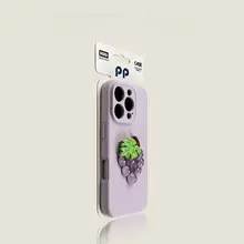 モランド紫の立体花柄スマホケース【シンプル・防落下・マット仕上げ・Galaxy Sシリーズ対応】