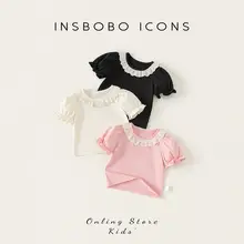子供用 夏用Tシャツ【女の子・短袖・カジュアルデザイン】