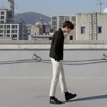 ビジネスカジュアル メンズパンツ【ストレート・ファッション・快適な履き心地・九分丈・広めのシルエッ ト】