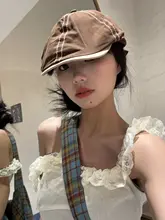 クラシックなデザインのベレー帽【秋冬用・ゆったりとしたシルエット・女性用】