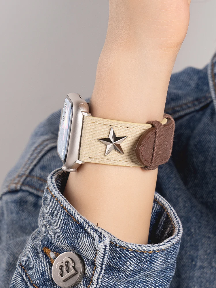 Line通知とApple Watchの連携は可能？夏の通勤スタイルに合うデニム風バンドはこれ！