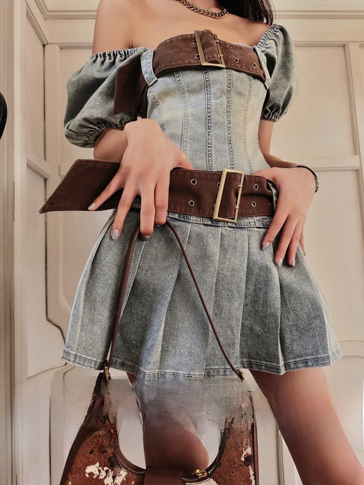 デブでもオシャレに見える夏の1着は、このバブルスリーブドレスか？