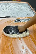 自動車用 羊毛製洗車用手袋【厚手・車体を傷めない・泡立てしやすい】