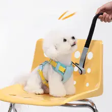 小中型犬用 背心式胸背リード【通気性・秋冬用】