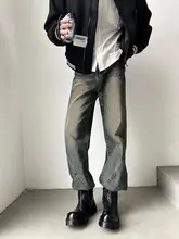 洗い加工牛革使用のチェルシータイプ マーチンブーツ【高トップ・メンズ・エレガントデザイン】