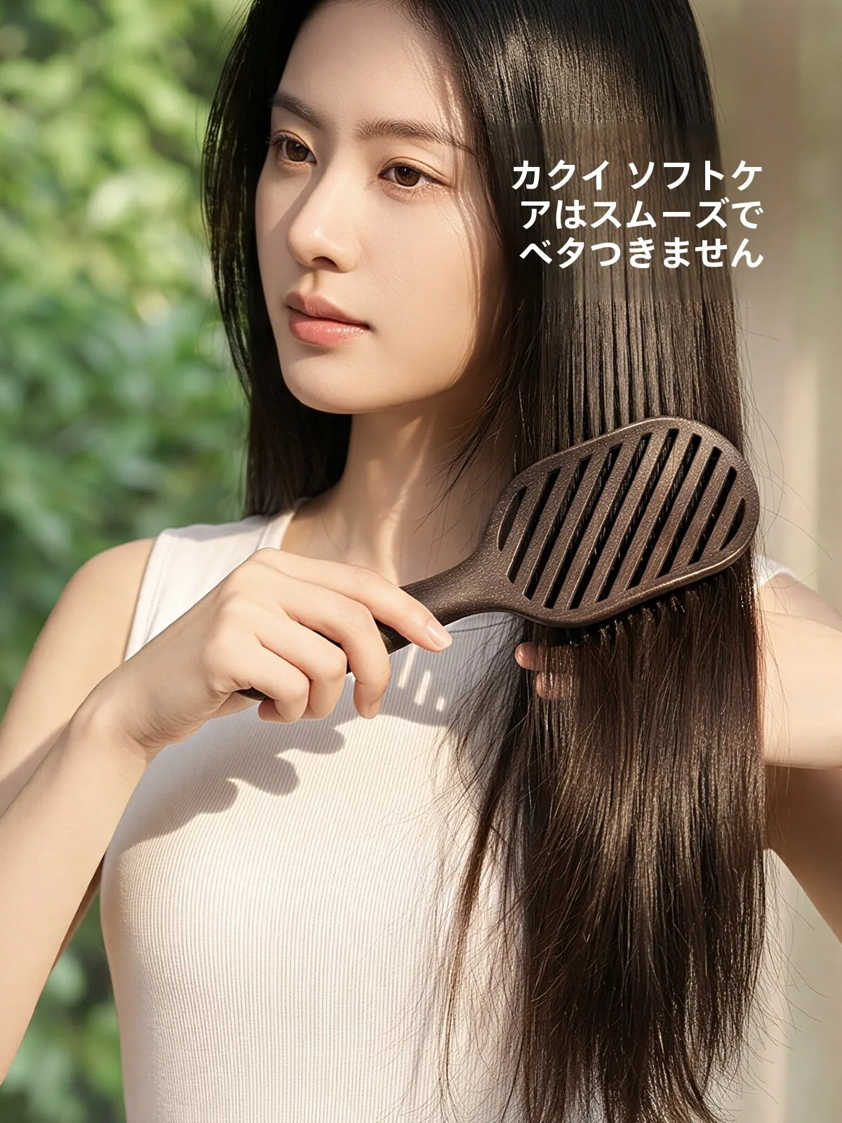抗静電気仕様の軽量ヘアマッサージブラシで頭皮ケアを効果的に