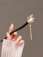 黒檀のヘアピン【古風・日常使い・シンプルモダン・中国風】