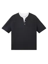 シンプルなカラーの半袖Tシャツ【メンズ・カジュアル・五分袖】（セットアップ対応）