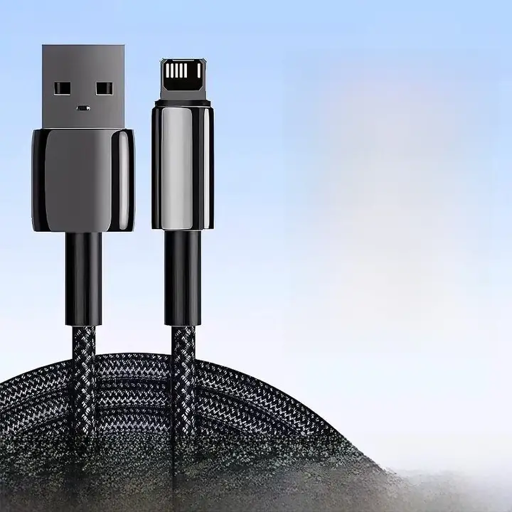 Appleデバイス対応充電ケーブル【編み込みデザイン・USB-C接続・高速度充電】（セットアップ対応）