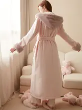 長袖フリースパジャマ【冬用・可愛いデザイン・女性用】