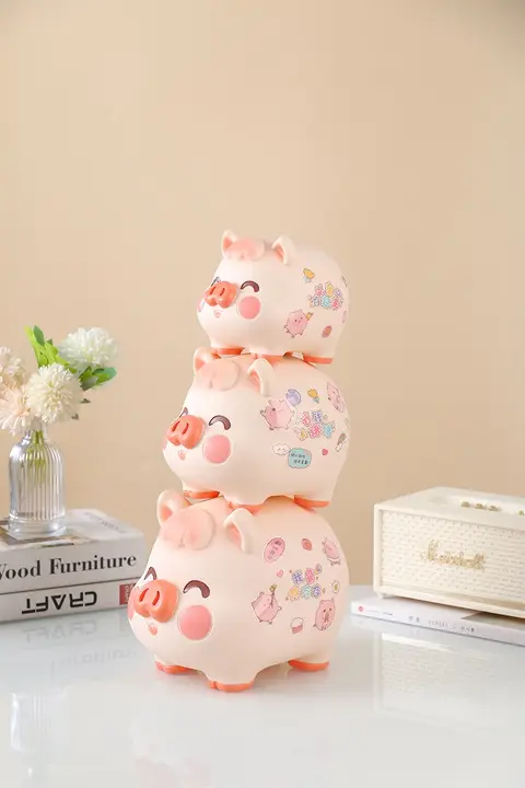 かわいいデザインの貯金箱【子供用・貯蓄・クリエイティブ・ブタ型】