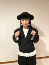Tシャツ レディース コットン フリル 白 「PFF GIRL」