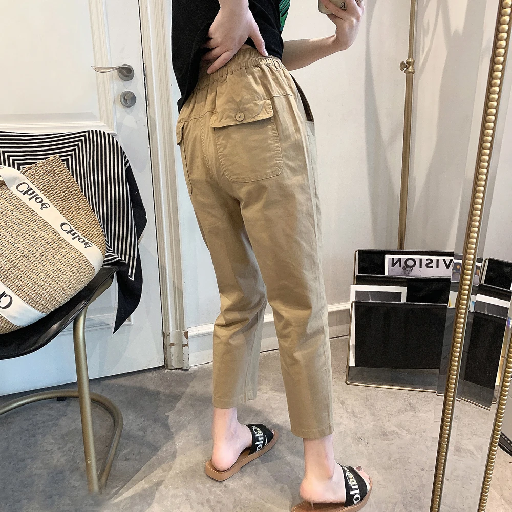 カーゴパンツ メンズ コーデ - ストライプデザインのビジネスカジュアルパンツ