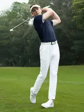 pgm ジッパーポケット付きゴルフパンツ【夏用・メンズ・スポーツウェア】