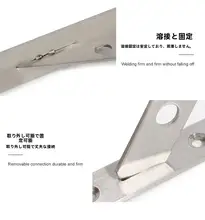 頑丈なステンレス製トライアングルスタンド【壁取り付け用・棚支え・耐荷重タイプ】