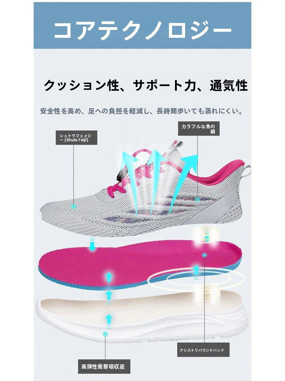 快適な歩行をサポート！秋用メッシュママシューズのサイズ選びと歩きやすさの実証