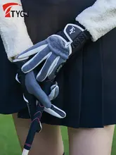 レディース ゴルフ手袋【秋冬用・保温・滑り止め・耐磨耗・1双セット】