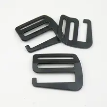弧面デザイン金属G字バックルベルト調整用金具【箱バッグ用】