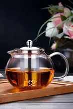 耐熱ガラス茶器【フィルター付き・厚手・紅茶・家庭用】
