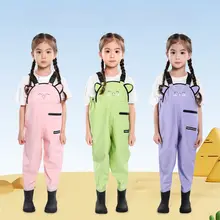 子供用全身防水服【水遊び・フィッシング対応・軽量】（セットアップ対応）
