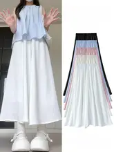 白色の高腰フレアパンツ【夏用・軽やかさ・広がりを帯びたデザイン】