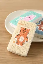 CAROTE   木パルプコットン製ダブルフェイススポンジクリーナー【キッチン用・食器用・家庭用】