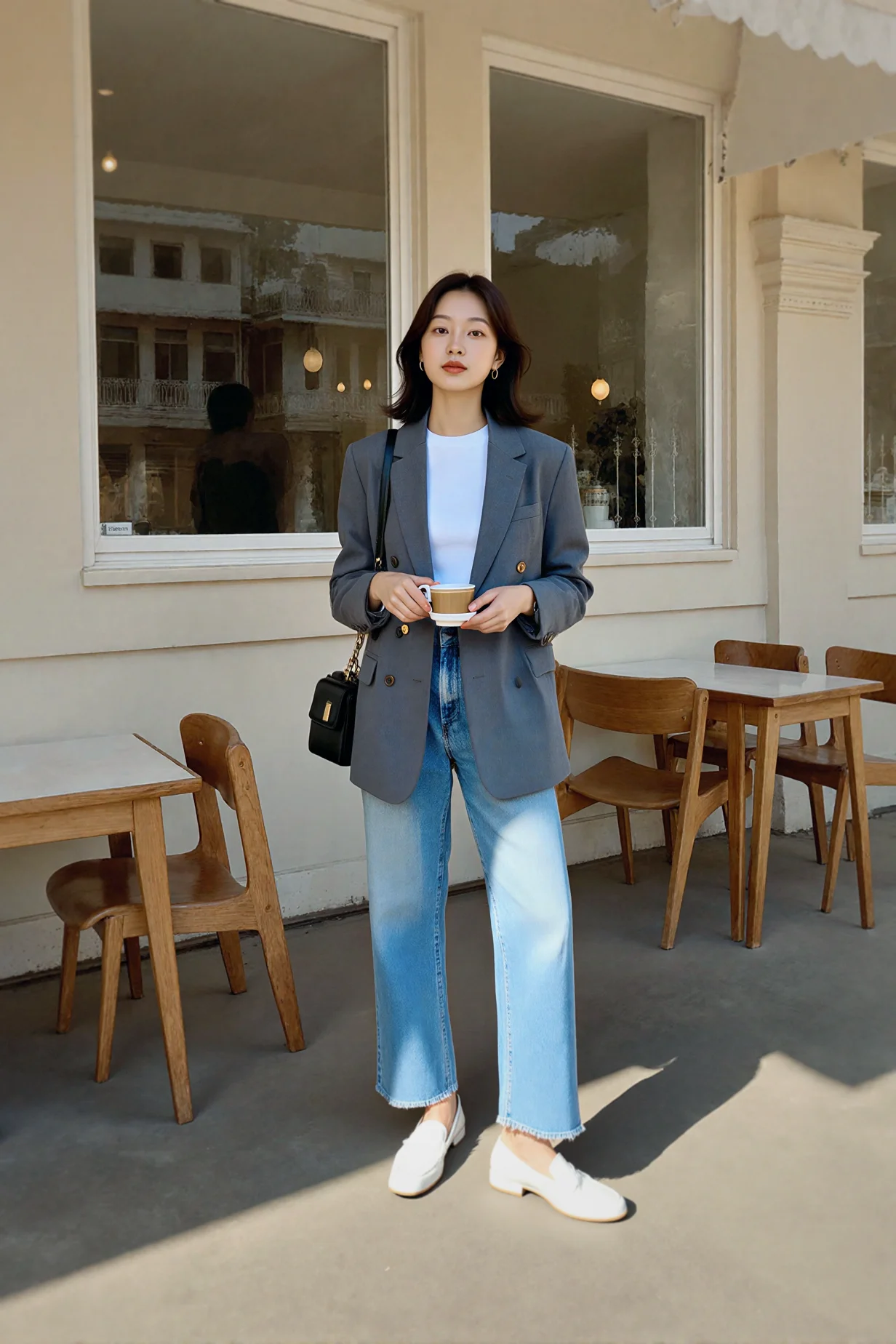 大人可愛い服 40代コーデの完全ガイド｜シンプルな麻素材ワンピースで実現するバランスの取れたスタイル