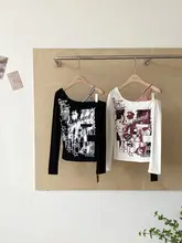 デザイン性のある長袖Tシャツ【アメリカンスタイル・くびれ効果・着回し力抜群】（セットアップ対応）