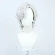 銀白色のコスプレウィッグ【立体的なデザイン・フォックススタイル】