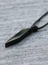 ネックレス ペンダント メンズ レディース 天然黒曜石 上品 おしゃれ ギフト プレゼント 記念日