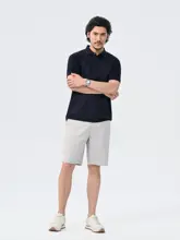 JSSD HOMME メンズ夏用シンプルストレートショートパンツ【無地デザイン】