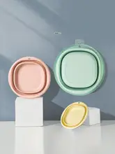 折りたたみ式プラスチック洗面器【大・小2サイズ・旅行や家庭用・学生寮向け】