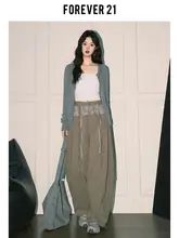 カーゴパンツ【フィット・ウエストハイ・チェック柄・レディース】