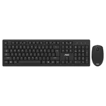 ワイヤレスマウス＆キーボード【快適な操作性・オフィス/家庭用・ノートパソコン対応】（セットアップ対応）
