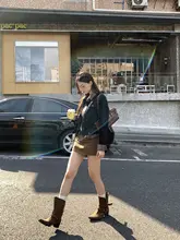 デニムジャケット【女性用・ショート丈・おしゃれデザイン・重ね着風】（セットアップ対応）