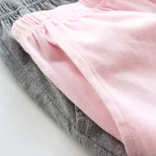 春秋用レディースパンツ【純綿・薄手・シンプルデザイン・ハイウエスト・リブ裾】