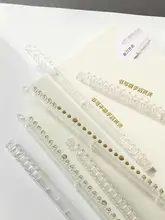 バインダー A5 20/26/30穴 プラスチック 対応 B5/A4 取り外し可能なリング