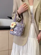 夏の小さな新鮮な トートバッグ diy 手織りバッグ