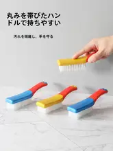家庭用 ソフト毛 靴ブラシ【傷がつきにくい・多機能・長柄】